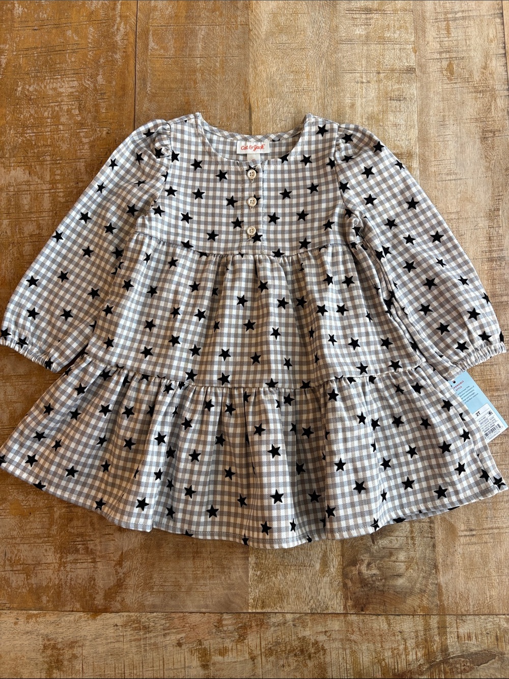 NWT Cat & Jack Girls Dress Set 2t - Picture 4 of 10